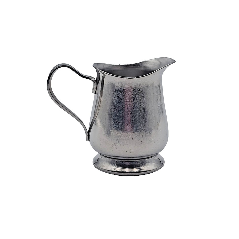 Vintage Oneida 18-8 Stainless Steel Cream Pitcher‎ Small 3.25" Handle Japan MCM